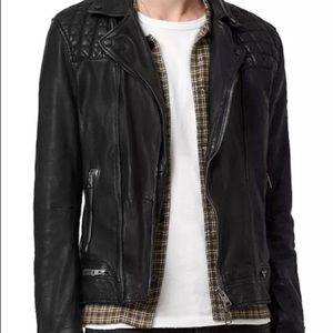 ALLSAINTS Conroe Leather Biker Jacket XS